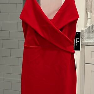 Stunning red bodycon dress
